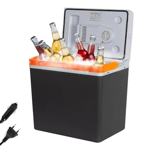 Glacière Électrique Portable: Double Fonction Chauffe & Refroidit (30L)