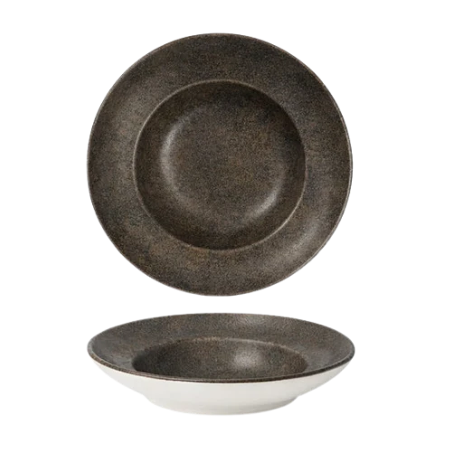 Ebony Pasta Plate - 25cm / 9.75" (Pack of 12)
