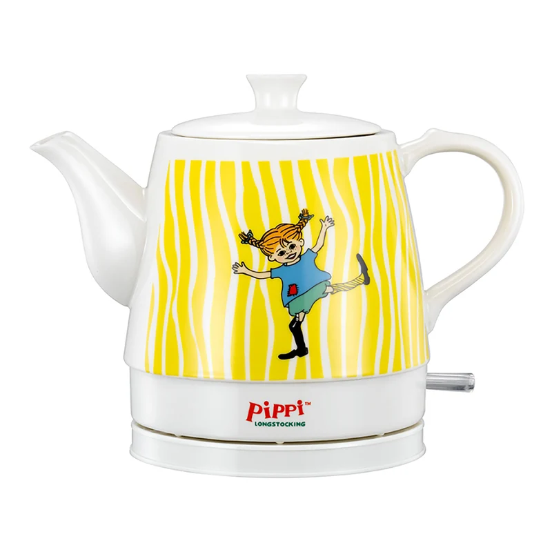 Pippi 20130004 - Pippi Langkous Keramische Waterkoker - 0,8 Liter - Vrolijk Pippi Design