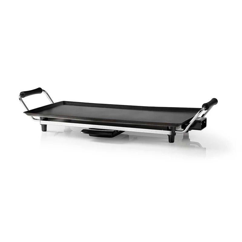 Melissa 16300029 - Teppanyaki bakplaat - 2000 W - 47.5 x 26.5 cm - Antiaanbaklaag - Instelbare thermostaat - Cool-touch handgrepen