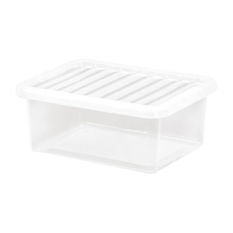 Wham Crystal Storage Box & Lid 17Ltr