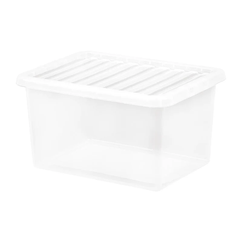 Wham Crystal Storage Box & Lid 25Ltr