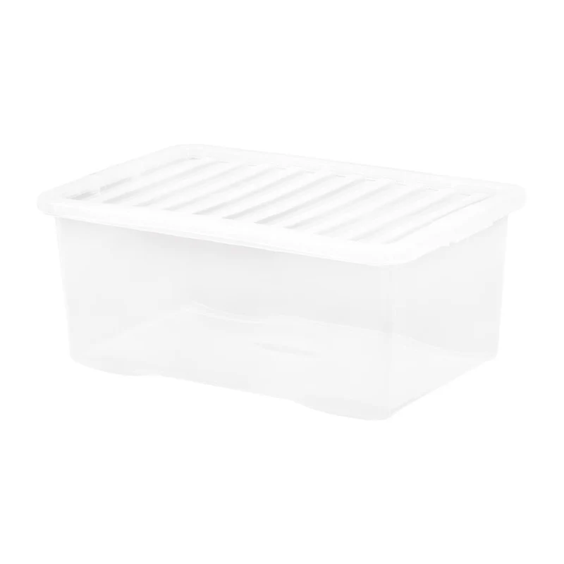 Wham Crystal Storage Box & Lid 45Ltr
