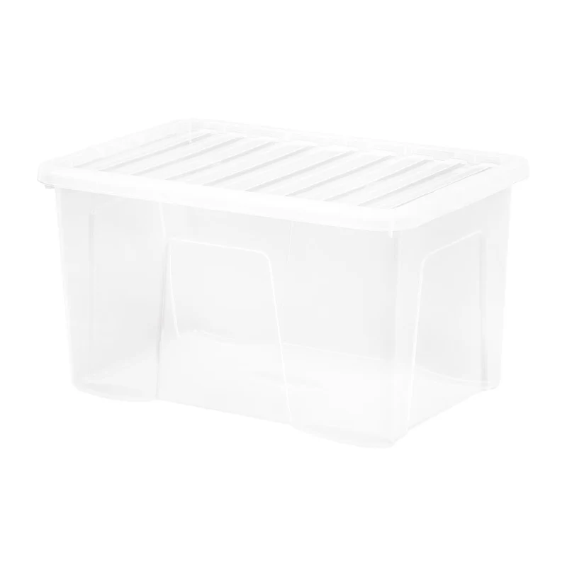 Wham Crystal Storage Box & Lid 60Ltr