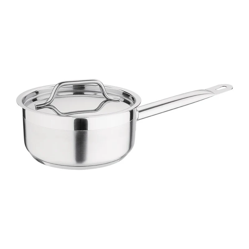 Nisbets Essentials Stainless Steel Saucepan 16cm / 1.5Ltr
