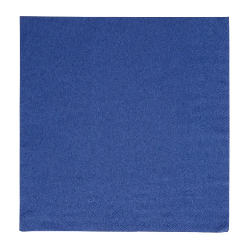 Fiesta Recyclable Dinner Napkin Dark Blue 40x40cm 2ply 1/4 Fold (Pack of 2000)