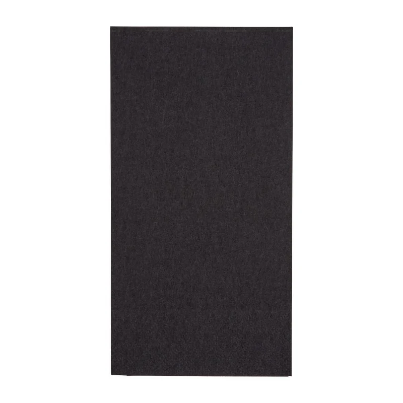 Fiesta Recyclable Dinner Napkin Black 40x40cm 2ply 1/8 Fold (Pack of 2000)