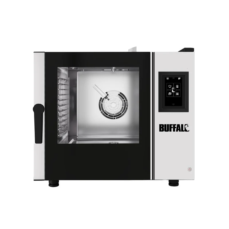 Buffalo Smart Touchscreen Compact Combi Oven 6 x GN 1/1