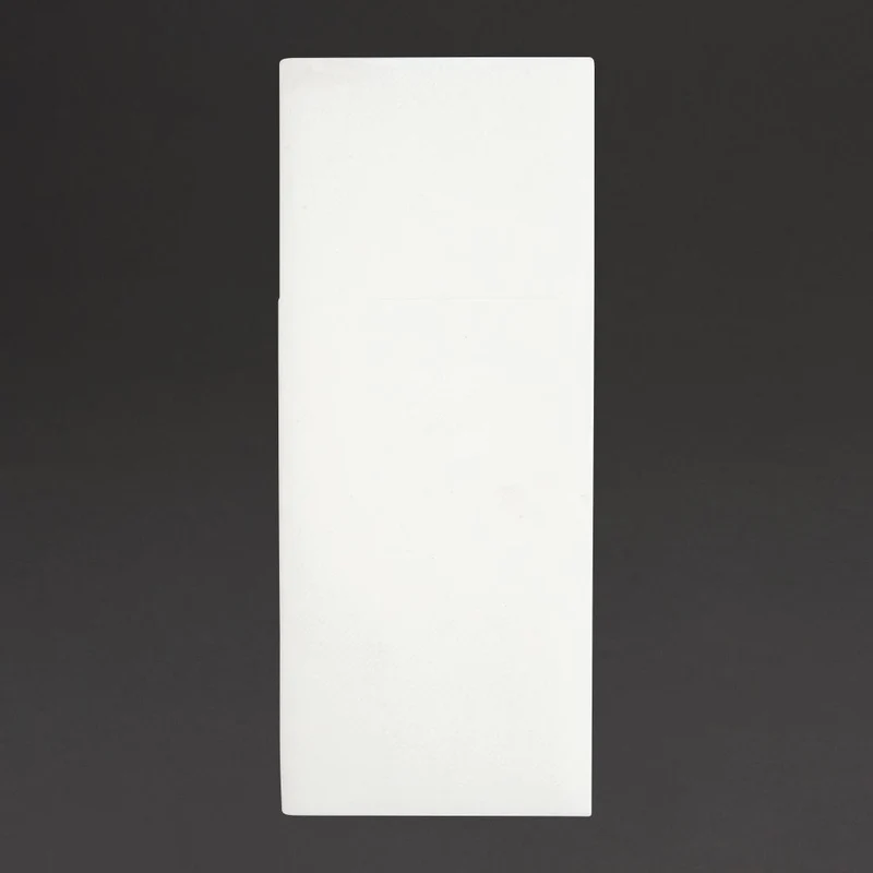 Fiesta Recyclable Premium Tablin Dinner Napkin White 48x40cm Airlaid Pocket Fold (Pk 400)