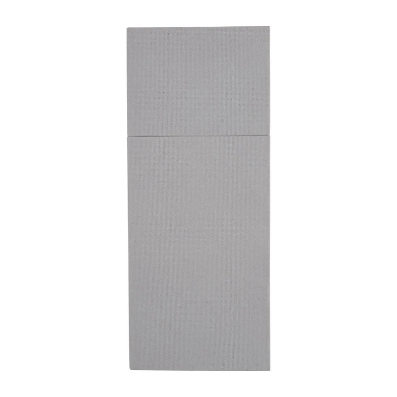 Fiesta Recyclable Premium Tablin Dinner Napkin Grey 48x40cm Airlaid Pocket Fold (Pk 400)