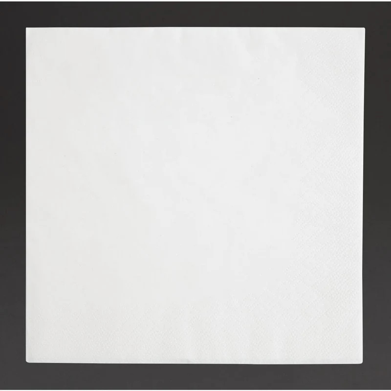 Fiesta Recyclable Dinner Napkin White 40x40cm 3ply 1/4 Fold (Pack of 1000)