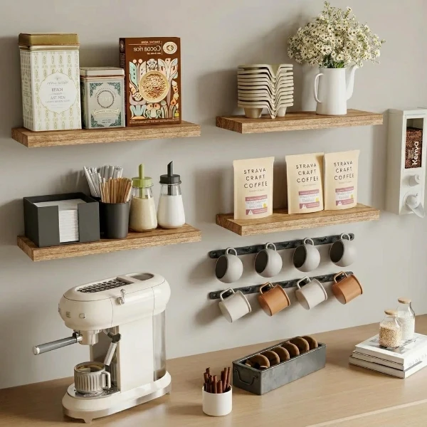 ETAGERE BOIS CUISINE | ELEGANTE ET ROBUSTE