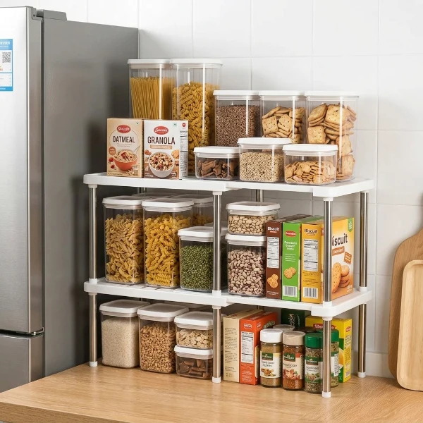 ÉTAGÈRE CUISINE | EXTENSIBLE EMPILABLE