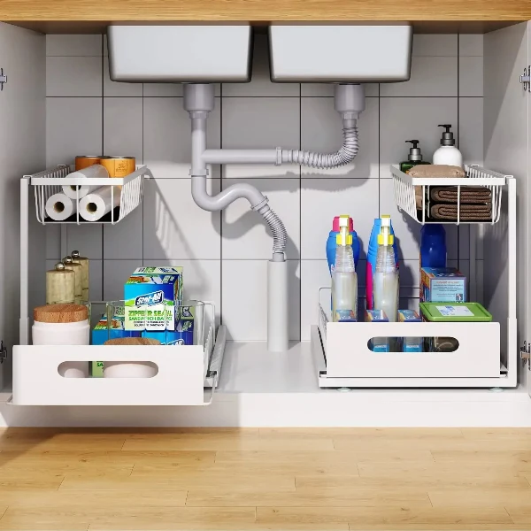 ETAGERE CUISINE | RANGEMENT 2 NIVEAUX