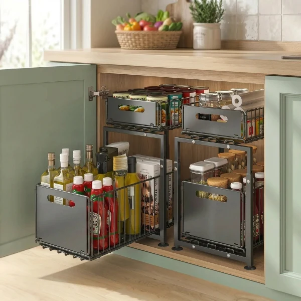 ETAGERE CUISINE | EXTRACTIBLE 2 NIVEAUX