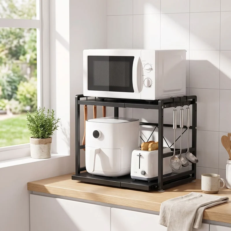 Etagere pour micro onde | Extensible Sans Perçage