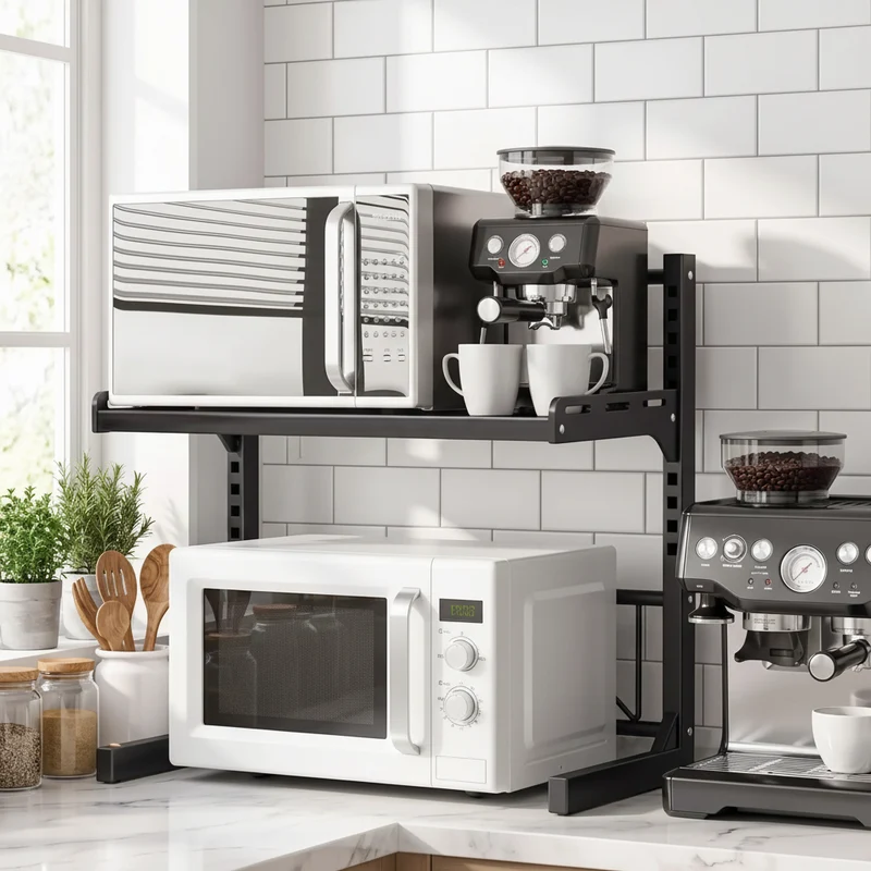 ETAGERE MICRO ONDE | ROBUSTE ET REGLABLE
