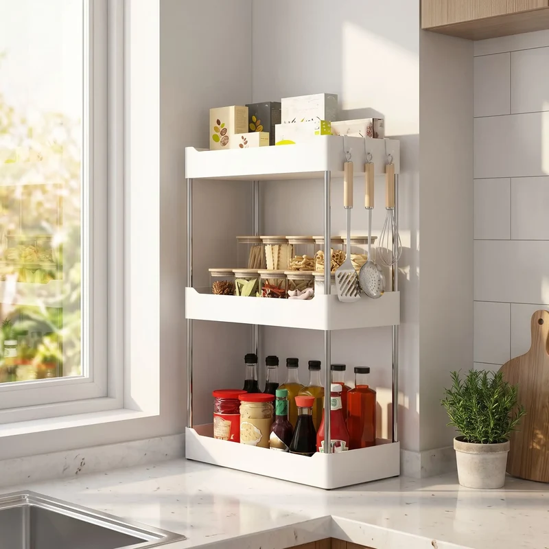 Étagère de cuisine | 3 tablettes