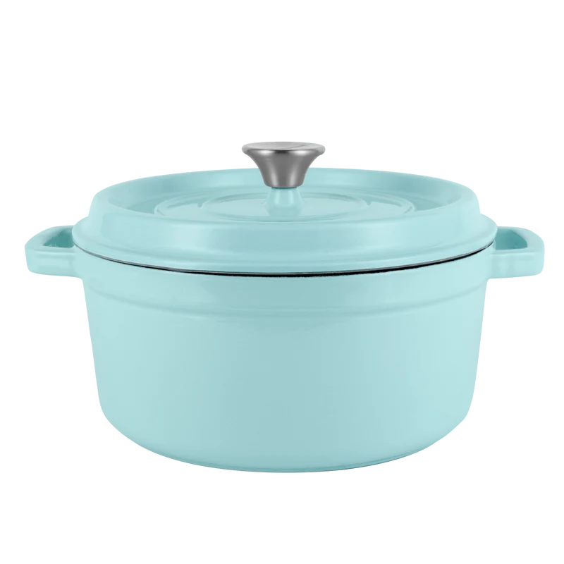 Marmites en fonte émaillée rétro avec couvercle 4,3l Vintage Cuisine