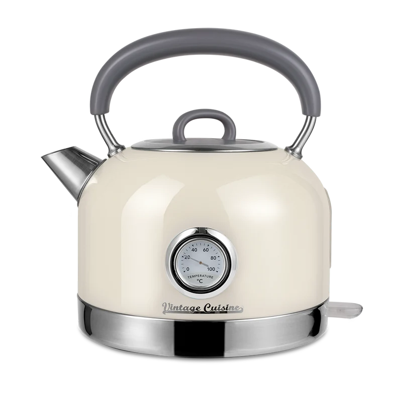 Bouilloire électrique rétro Vintage Cuisine avec thermomètre