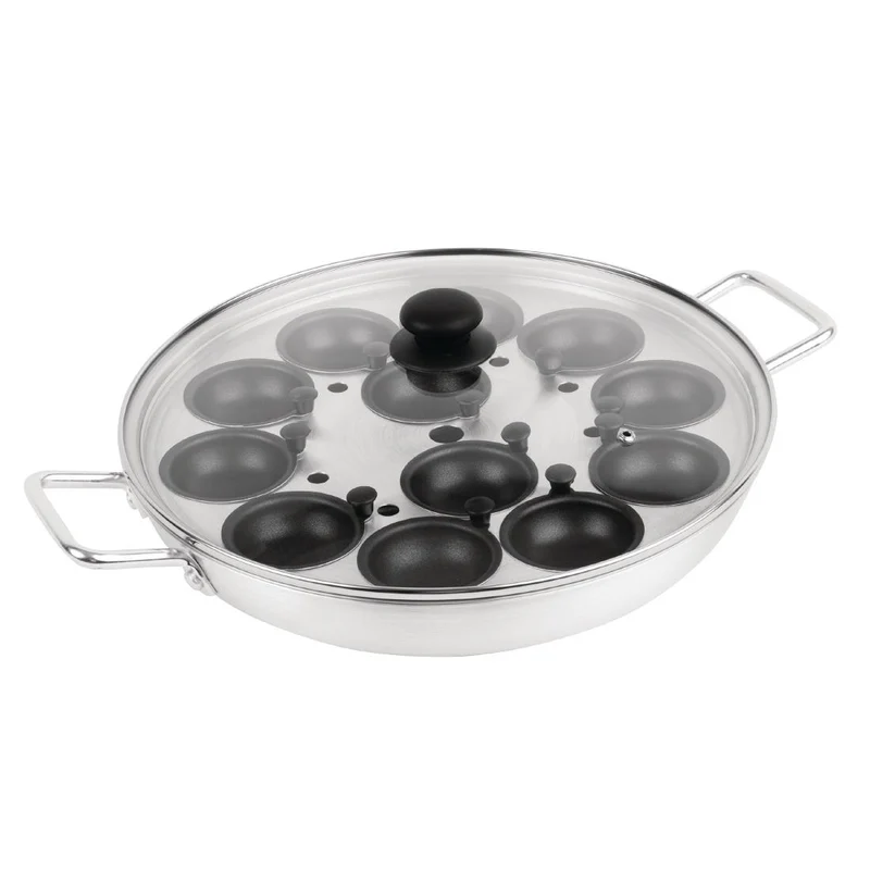 Vogue Aluminium 12 Hole Egg Poacher 350mm