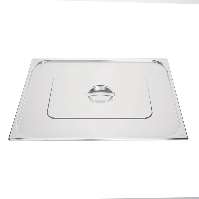 Vogue Stainless Steel 2/1 Gastronorm Lid