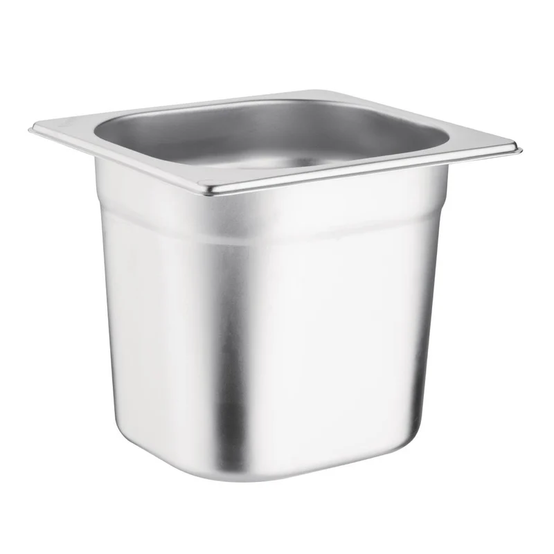 Vogue Stainless Steel 1/6 Gastronorm Tray 150mm