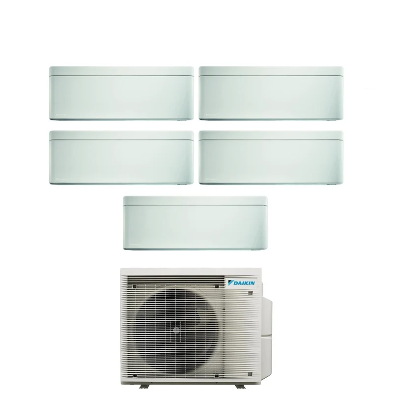 Climatiseur penta-split inverter Daikin STYLISH WHITE Série 9+9+9+9+12 avec 5MXM90N R-32 et Wi-Fi intégré