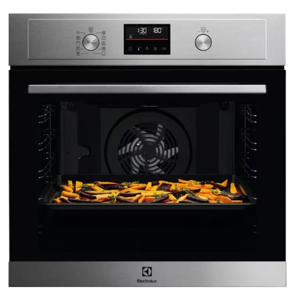 Four électrique à chaleur tournante Electrolux série 700 EOM4P46TX 72 litres, classe A+ (H 150 x L 151 x P 144 cm), multifonction avec nettoyage pyrolytique