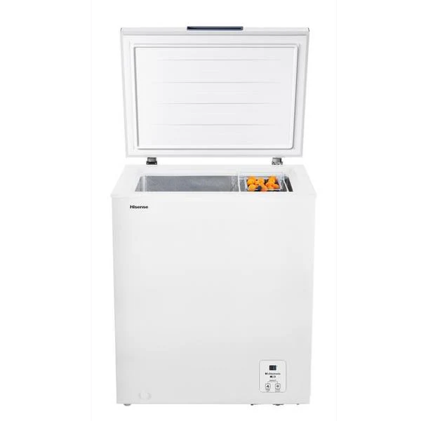 Congélateur horizontal statique blanc Hisense FT184D4AWYE 142 litres, classe E (H 85,4 x L 62,5 x P 55,9 cm)