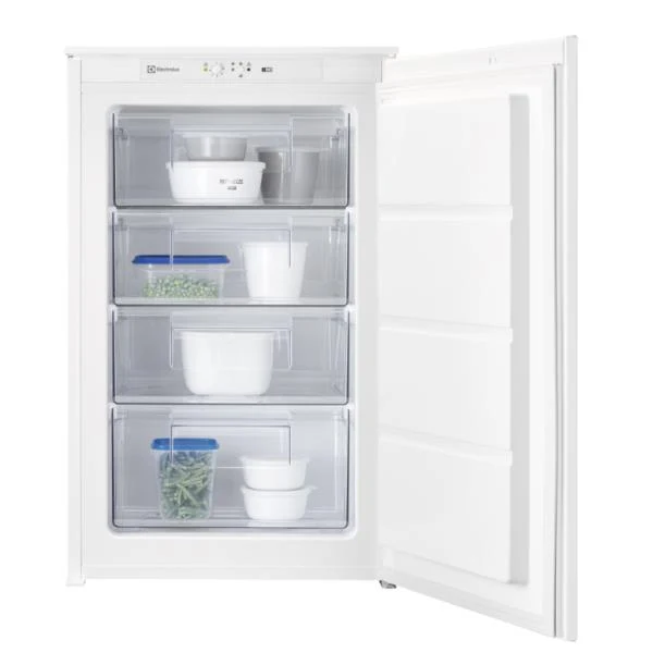 Congélateur vertical encastrable Electrolux LUB3AE88S 98 litres, classe E (H 87,3 x L 54,8 x P 54,9 cm), blanc
