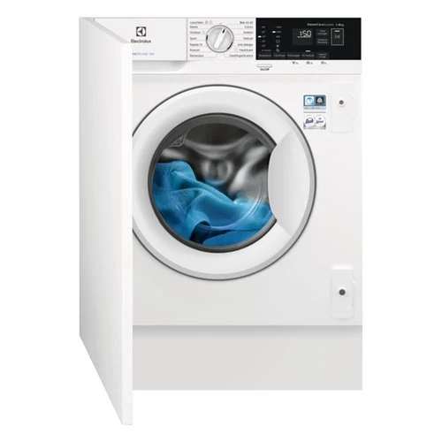 Lave-linge encastrable Electrolux série 700 EW7F484Bi, 8 kg, 1400 tr/min, classe D (H 81,9 x L 59,6 x P 54 cm), Vapor Pro SensiCare