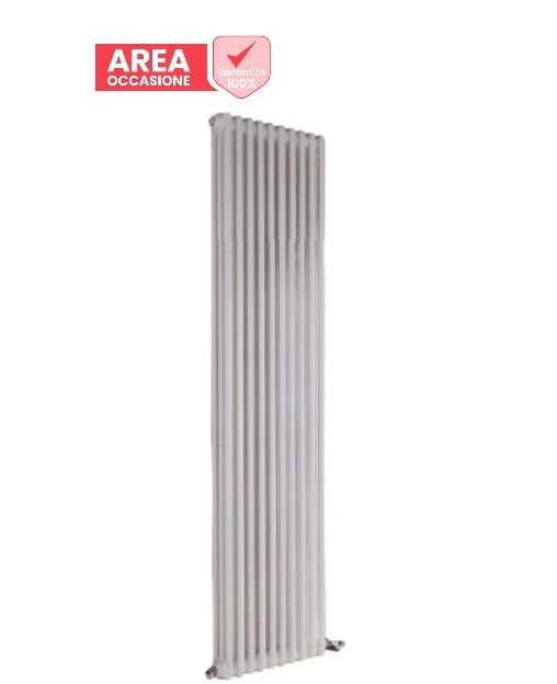 OFFRES SPÉCIALES Radiateur complet Batterie Radiateur tubulaire en acier Cordivari Ardesia 3 colonnes 10 éléments entraxe 1944 mm Bouchons et réducteurs inclus h. 2000